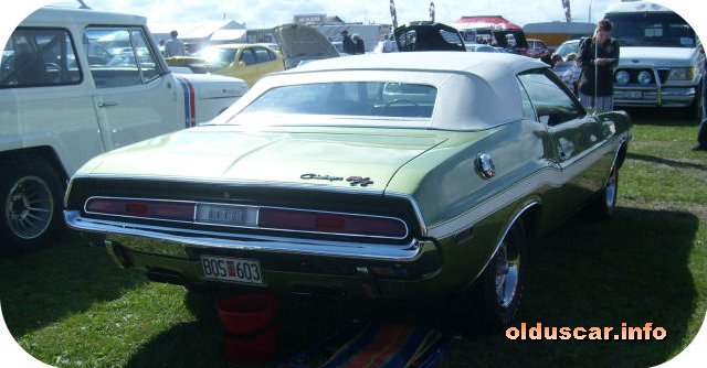 1970 Dodge Challenger RT Convertible Coupe back
